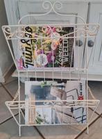 Landelijke witte  lectuurbak, Ophalen, Zo goed als nieuw