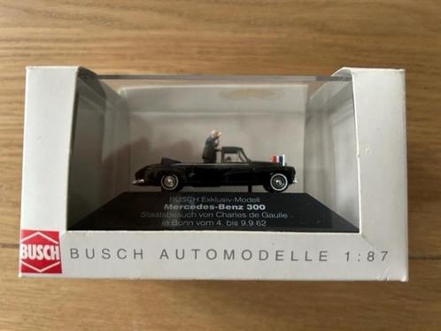 1:87 1/87 Busch Exklusiv-Modell Mercedes-Benz 300 Staatsbesu, Hobby en Vrije tijd, Modelbouw | Auto's en Voertuigen, Zo goed als nieuw