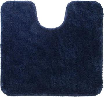 Sealskin Angora - Toiletmat 55x60 cm Polyester - Donkerblauw beschikbaar voor biedingen