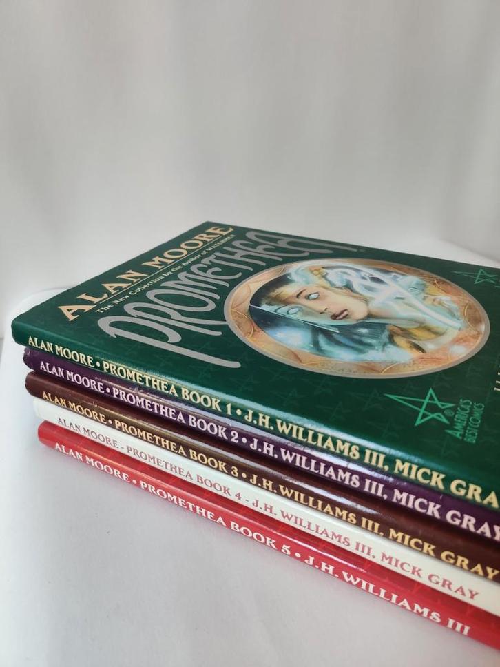 Alan Moore – Promethea – Complete set van 5 boeken, Boeken, Strips | Comics, Zo goed als nieuw, Complete serie of reeks, Amerika