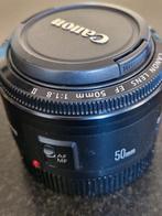 Canon EF 50mm 1:1.8 II, Audio, Tv en Foto, Fotografie | Lenzen en Objectieven, Ophalen, Zo goed als nieuw, Standaardlens