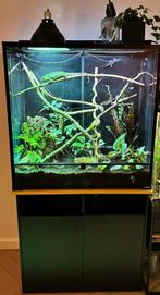 Terrarium habistat 91x45x90cm incl onderkast, Dieren en Toebehoren, Ophalen, Gebruikt, Terrarium of Paludarium