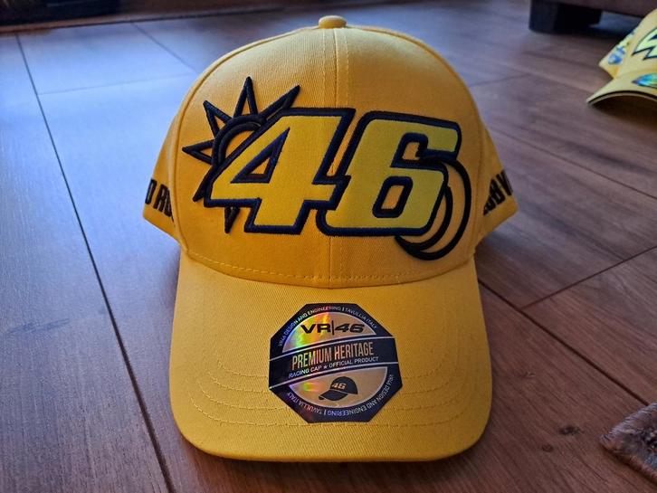 Originele Valentino Rossi Pet - VR46, Kleding | Heren, Hoeden en Petten, Zo goed als nieuw, Pet, One size fits all, Ophalen of Verzenden