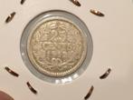 25 cent 1912 zilver nr.5 (08), Postzegels en Munten, Munten | Nederland, Ophalen of Verzenden, Koningin Wilhelmina, 25 cent, Zilver