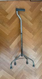 Vierpoot - wandelstok - verstelbaar, Ophalen, Verstelbaar, Gebruikt