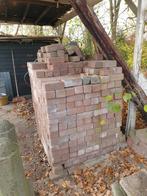 Gebakken rode dikformaat klinkers stenen, Tuin en Terras, Tegels en Klinkers, Ophalen, Zo goed als nieuw, Keramiek, Klinkers
