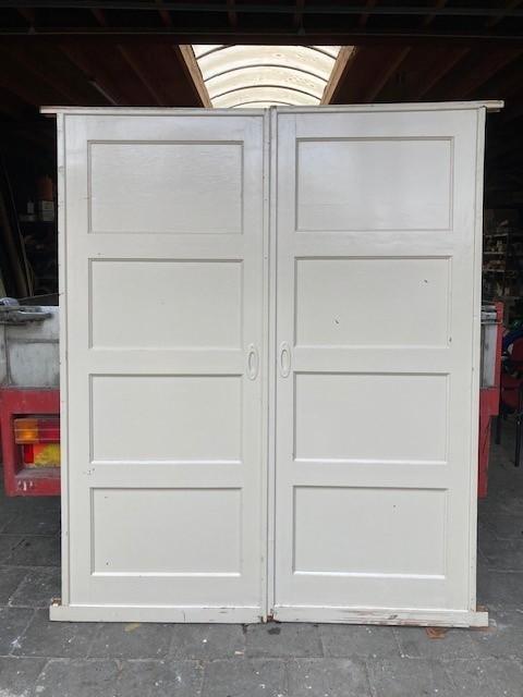 Set antieke Kamer + Suite schuifdeuren 4-vlaks 2/86x212,5 cm, Huis en Inrichting, Woonaccessoires | Overige, Gebruikt, Ophalen