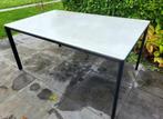Stalen Tafel, Ophalen, Gebruikt, Rechthoekig, Metaal