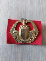 Baretembleem Infanterie Nulli Cedo, Ophalen of Verzenden, X, Nederland, Embleem of Badge