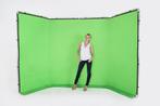 Manfrotto Lastolite panoramic background greenscreen én wit!, Achtergrond, Ophalen of Verzenden, Zo goed als nieuw