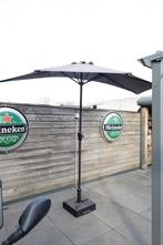 Tuinparasol, half model, Tuin en Terras, Parasols, Ophalen, Verstelbaar, Zo goed als nieuw, 1 tot 2 meter