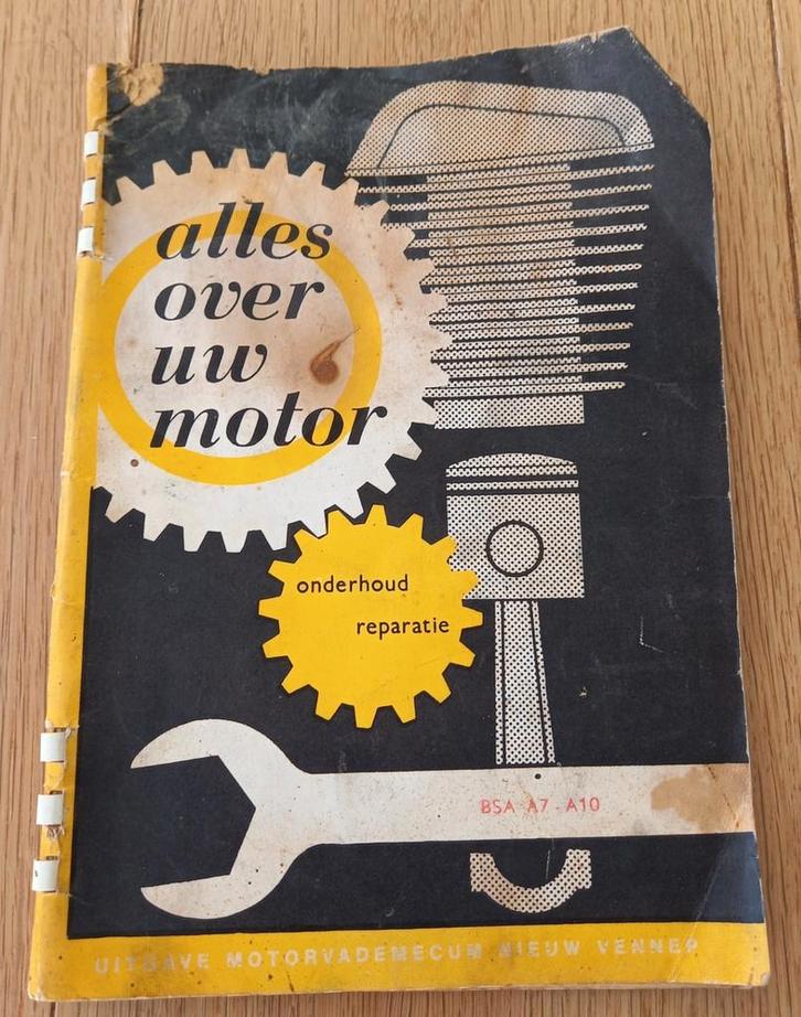 Alles over uw motor. BSA A7, A7 Star Twin + A10 Golden Flash, Motoren, Handleidingen en Instructieboekjes, Ophalen of Verzenden