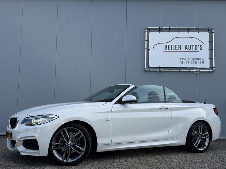 BMW 2 Serie Cabrio 218i High Executive Automaat M-Pakket, Auto's, BMW, Bedrijf, Te koop, 2-Serie, ABS, Airbags, Airconditioning