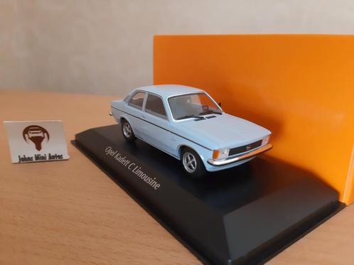 Opel Kadett C 1978 lichtblauw van Maxichamps 1:43, Hobby en Vrije tijd, Modelauto's | 1:43, Nieuw, Auto, Overige merken, Ophalen of Verzenden