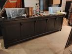 Zwart Mat Geschilderd Meubel - 300cm, Huis en Inrichting, Kasten | Dressoirs, Ophalen, Gebruikt, Vintage, 200 cm of meer