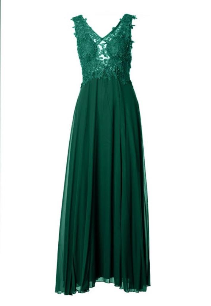sale grote maat avondjurk groen maat 50 52 54 56 58, Kleding | Dames, Gelegenheidskleding, Nieuw, Galajurk, Maat 46/48 (XL) of groter