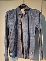 A Fish Named Fred overhemd L €25 incl verzendkosten, Kleding | Heren, Verzenden, Zo goed als nieuw, Blauw, Halswijdte 41/42 (L)