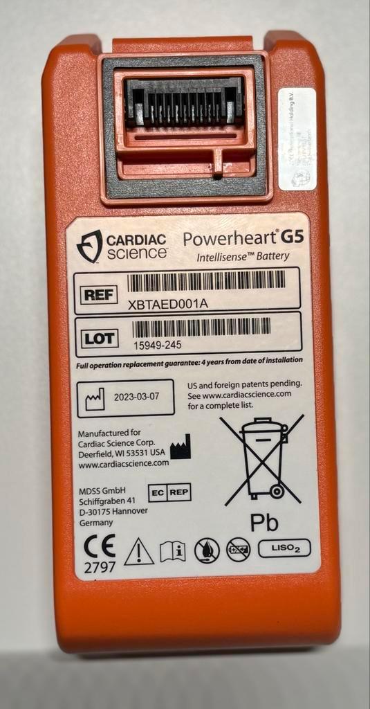 Cardiac Science G5 AED Batterij, Diversen, Verpleegmiddelen, Nieuw, Ophalen of Verzenden