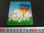 sticker strip luchtballon PELGRIM koken & verwarmen, Verzamelen, Ophalen, Zo goed als nieuw, Bedrijf of Vereniging