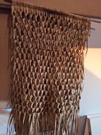 Wandkleed wanddecoratie wandtapijt gevlochten palmblad, Ophalen of Verzenden