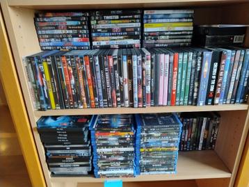 Verzameling DVD's en BluRay +/- 220stuks beschikbaar voor biedingen