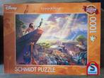 Disney Lion King. Schmidt puzzel, Thomas Kinkade, Hobby en Vrije tijd, Denksport en Puzzels, Ophalen of Verzenden, 500 t/m 1500 stukjes