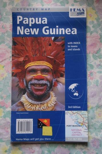 landkaart Papoea-Nieuw-Guinea beschikbaar voor biedingen