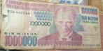 bankbiljet van één miljoen Turkse Lira (Bir Milyon Türk Lira, Postzegels en Munten, Ophalen of Verzenden, Overige landen