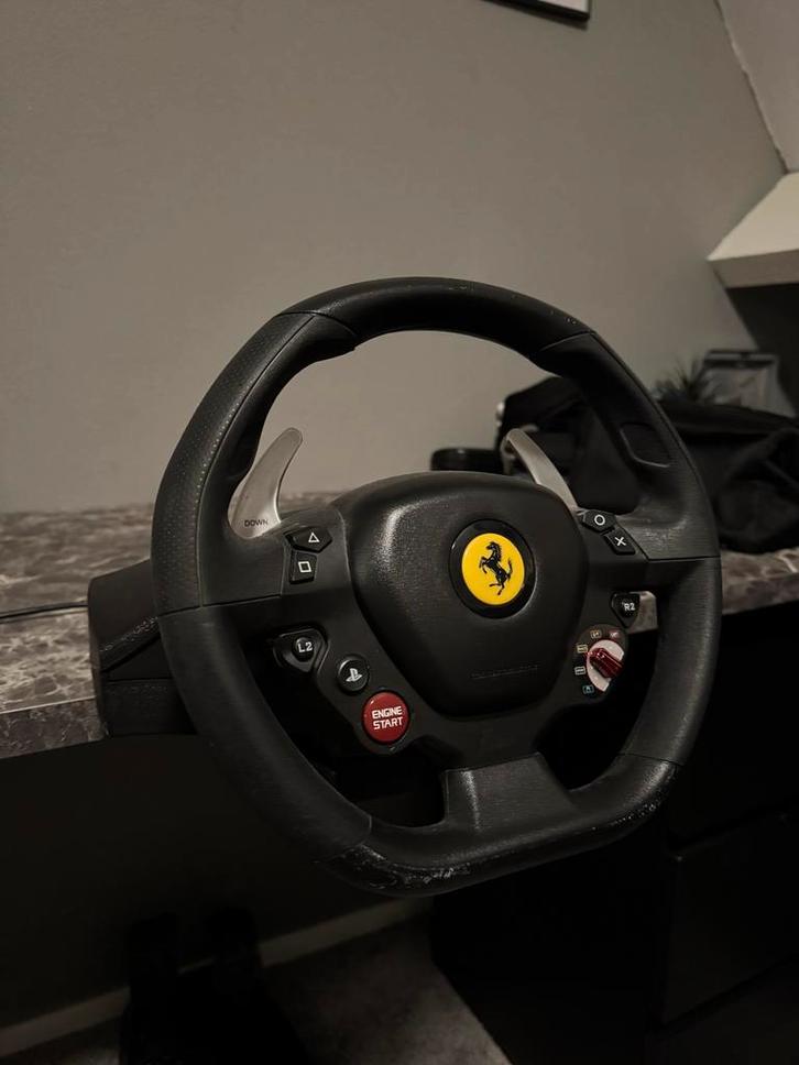 Thrustmaster T80 Ferrari 488 GTB - PS4/5 & PC, Computers en Software, Joysticks, Gebruikt, Ophalen of Verzenden