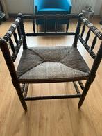 Antieke knopstoel, Ophalen, Zo goed als nieuw, Bruin, Eén