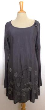 Mooi bewerkt donkergrijs jurkje van Didi! M, Kleding | Dames, Jurken, Maat 38/40 (M), Ophalen of Verzenden, Zo goed als nieuw