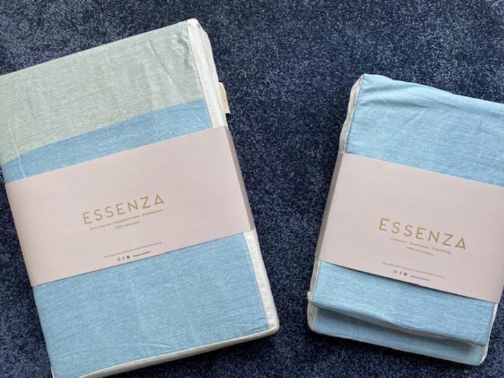 Essenza Dekbedovertrek 260, Huis en Inrichting, Slaapkamer | Beddengoed, Nieuw, Dekbedovertrek, Tweepersoons, Blauw, Ophalen of Verzenden