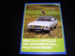Simca en Chrysler ook automatisch, dus nog comfortabeler, Ophalen of Verzenden, Zo goed als nieuw, Overige merken