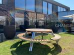 Extremis Gargantua picknicktafel zie ook Hopper + Pantagruel, Waterstad 23, Rond, Aluminium, Zo goed als nieuw