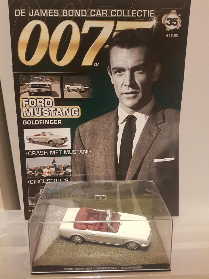 Ford mustang convertible goldfinger james bond, Hobby en Vrije tijd, Modelauto's | 1:43, Zo goed als nieuw, Auto, Universal Hobbies