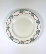 Longwy Moselle terre de fer plat bord diner bord begin 1900
