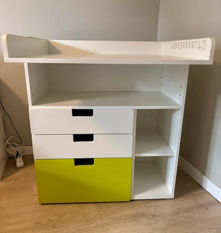 IKEA Stuva Ledikant en commode set, Kinderen en Baby's, Kinderkamer | Complete kinderkamers, Gebruikt, Jongetje of Meisje, Ophalen