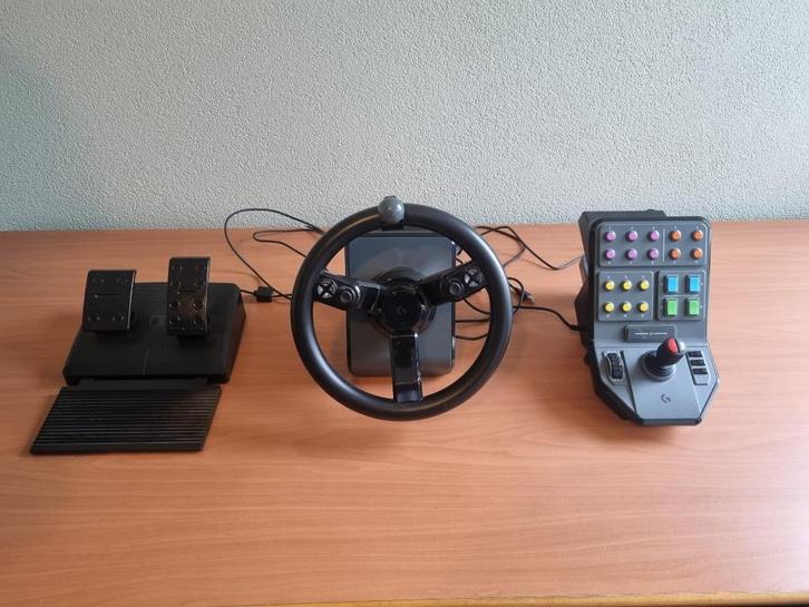 Logitech Saitek farm sim controller, Spelcomputers en Games, Spelcomputers | Overige Accessoires, Gebruikt, Ophalen