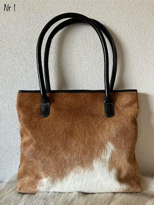 Koeienhuid tassen, Sieraden, Tassen en Uiterlijk, Tassen | Damestassen, Nieuw, Shopper, Ophalen of Verzenden