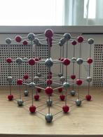 Molecuul molecule model kristalrooster van natriumchloride, Ophalen of Verzenden, Zo goed als nieuw