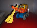 Blikken speelgoed. Kraanwagen. Opwindbaar. Technofix Germany, Antiek en Kunst, Ophalen of Verzenden