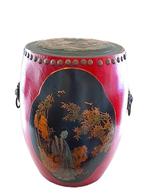 chinees Drumstool mooi beschilderd, Antiek en Kunst, Antiek | Porselein, Ophalen of Verzenden