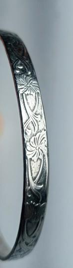 Handgemaakte Zilveren Armband Taxco Mexico, Antiek en Kunst, Ophalen of Verzenden