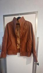 Ysl vintage leren jas, Verzenden, Gedragen, Maat 36 (S), Bruin