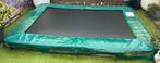 Avyna Pro-Line inground trampoline (220x300) + extra veren, Ophalen, Gebruikt