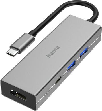 Hama USB-C-hub Multiport 4-poorts 2x USB-A USB-C Type-c HDMI beschikbaar voor biedingen