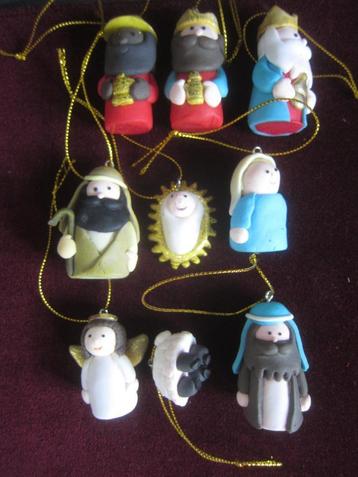 kerststal figuren kribbe MINIATUUR  Nativity  beschikbaar voor biedingen