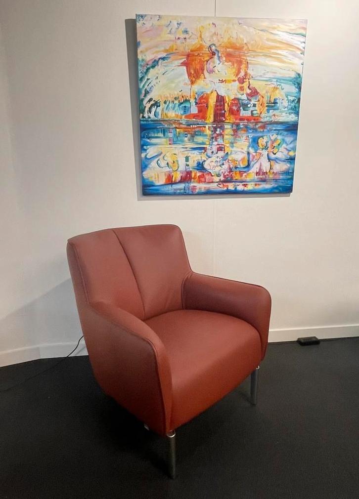Leolux Evidence Santosa fauteuil NIEUW, Huis en Inrichting, Fauteuils, Nieuw, 75 tot 100 cm, Ophalen