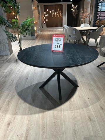 Eettafel Blackstone Rond - Showmodel beschikbaar voor biedingen