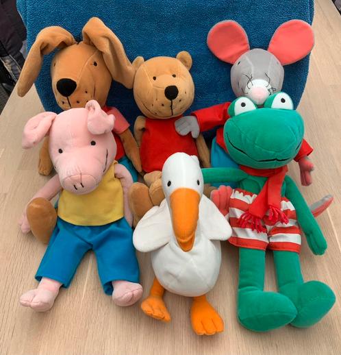 Complete set knuffels kikker en vriendjes Max Velthuijs, Kinderen en Baby's, Speelgoed | Knuffels en Pluche, Zo goed als nieuw
